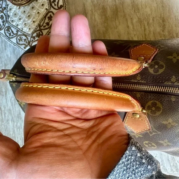 Louis Vuitton Monogram Brown speedy 30 - Picture 6 of 16